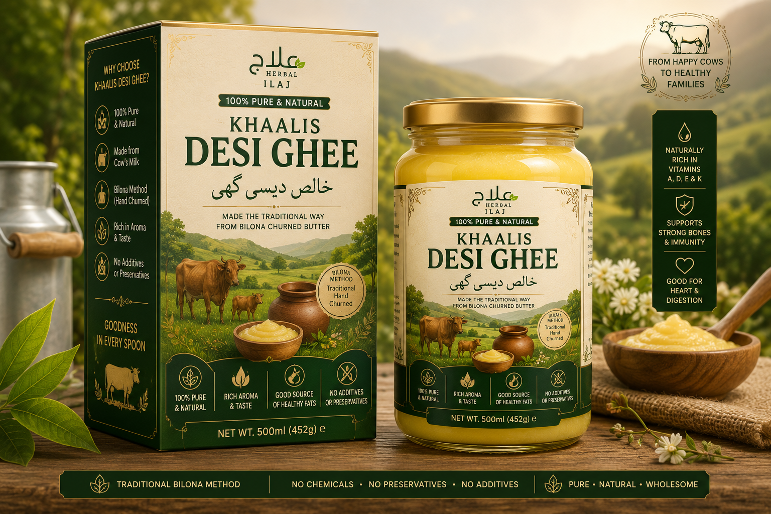Khaalis Desi Ghee – 100% Pure Traditional Desi Ghee